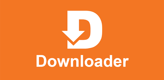 Downloader App-Icon (oranges D)